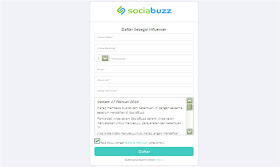 Mendapatkan Penghasilan Dengan Menjadi Buzzer di Media Sosial : Cara Pendaftaran SociaBuzz
