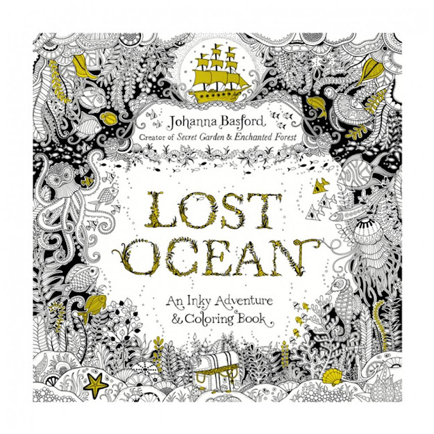 Lost Ocean  Pages English Edition Coloring Book For Children Adult  Relieve Stress Kill Time Graffiti Painting Drawing Book Free Ship 