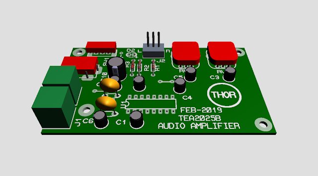 Making A Stereo Audio Amplifier With TEA2025B