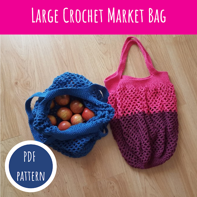 Large Crochet Market Bag Pattern