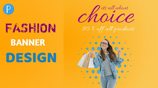 Fashion Banner Design on android in pixellab | Fashion Banner Design Tutorial | Pixellab Tutorial