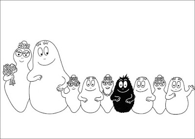 Barbapapa desenhos para colorir e imprimir