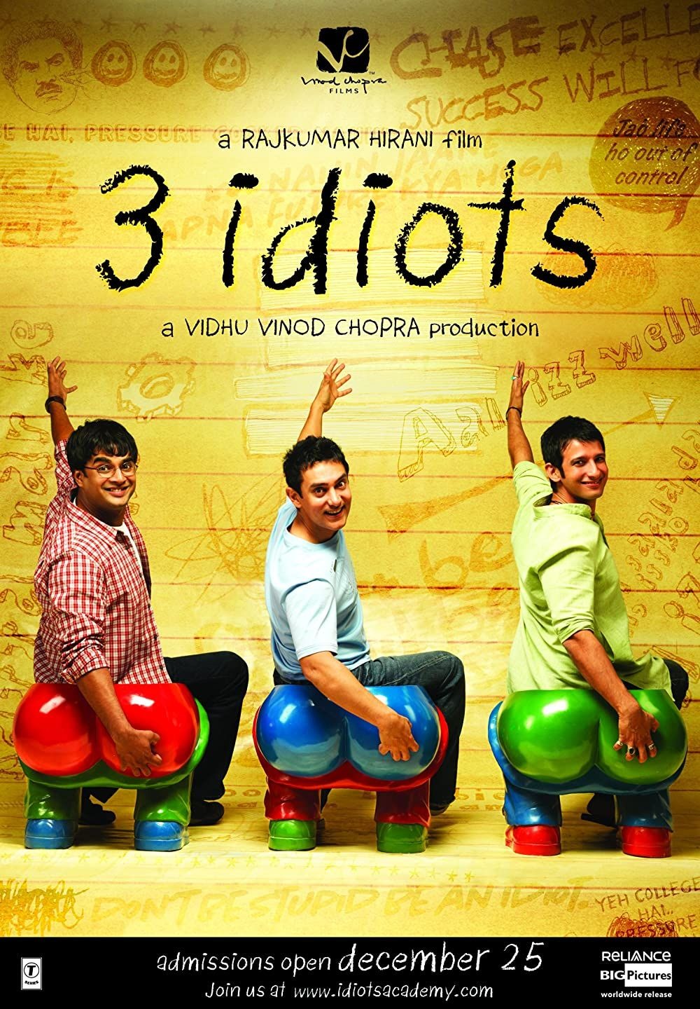 Rangkuman dan Ulasan Film 3 Idiots (2009)
