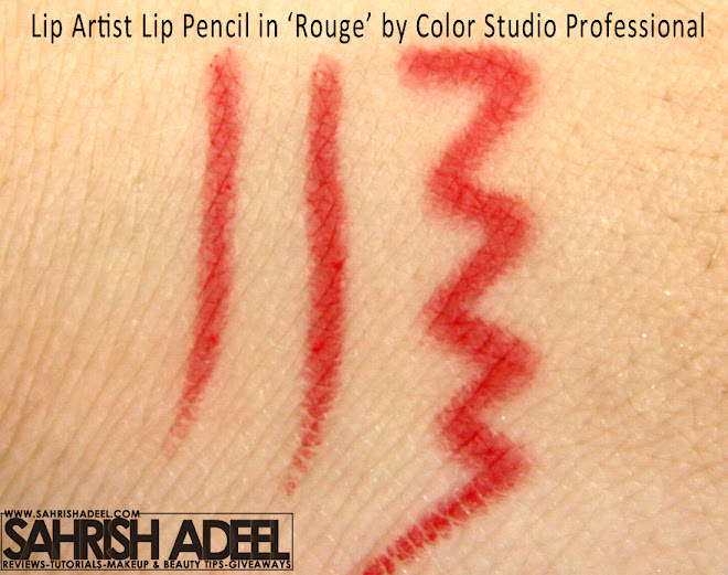 Color Studio Pro's Lip Artist Lip Pencil in 'Rouge' - Review & Swatch