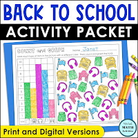 Back to school activities for elementary students.