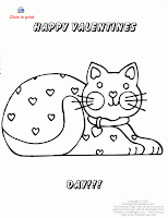 valentine cat printables