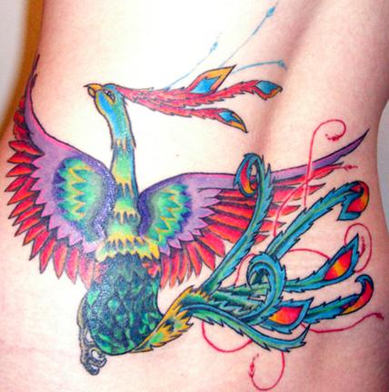 Phoenix Bird Tattoos Pictures