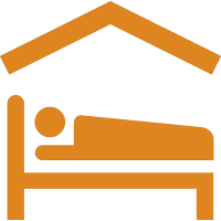 Budget Hotel Icon Vector