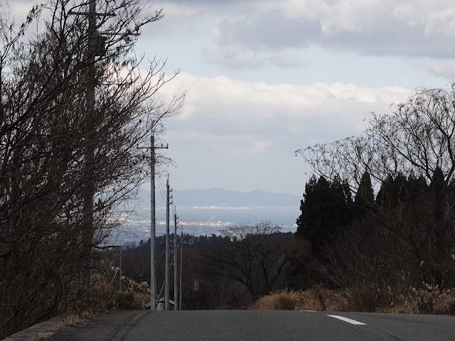 鳥取県西伯郡伯耆町福兼　添谷展望駐車場からの眺望