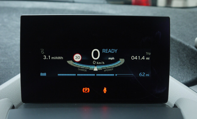 BMW i3 instrument panel