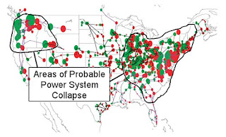 Area of Possible Power System Collapse