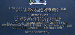 Bethnal Green plaque