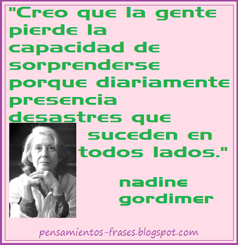 frases de nadine gordime