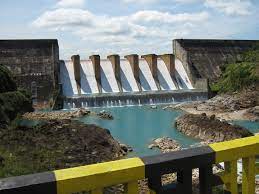 Kopili Hydroelectric Power project release dam water