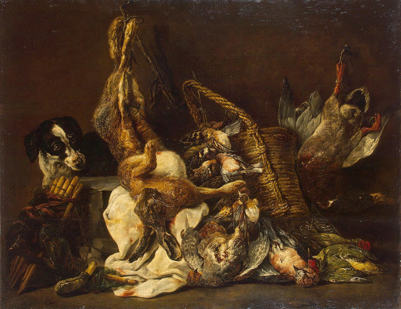 Dead Game by Jan Fyt - Still Life Paintings from Hermitage Museum