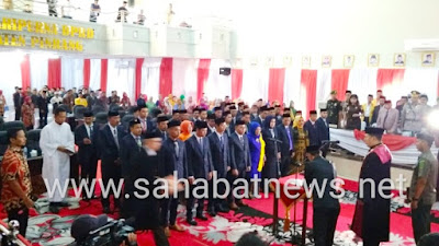 VIDEO, Prosesi Pelantikan Anggota DPRD Kab.Pinrang Periode 2019-2024