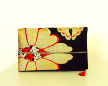 authentic vintage japanese kimono bag