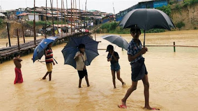 রোহিঙ্গা ক্যাম্পে বন্যা নিয়ে সাবেক জাতিসংঘ প্রধানও উদ্বিগ্ন