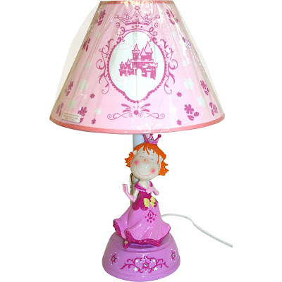 KMP Gifts Princess Lamp with Shade photo