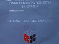 Soal dan Pembahasan OSN Matematika SMP 2019 : Tingkat Kabupaten