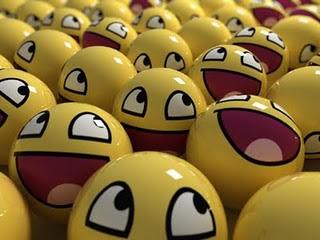 Funny smiley faces