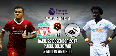 Prediksi Bola Jitu Liverpool vs Swansea 27 Desember 2017