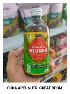 cuka apel nutri great bpom