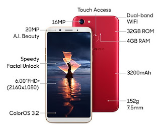 تعرف على مواصفاته و مميزاته oppo f5 " ھاتف "اوبو إف ٥ وأھم عيوبه 