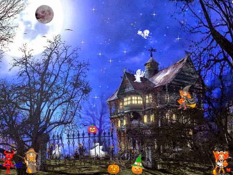 Kumpulan Gambar Animasi Hantu  Hallowen Terbaru