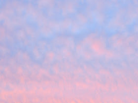 pink and blue cloud pattern
