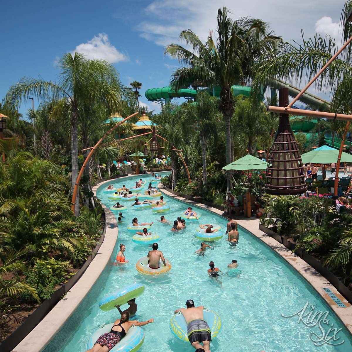 Volcano bay lazy river