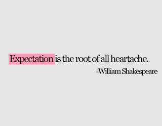 William Shakespeare Quote about expectation