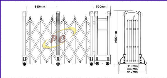 Ban ve cong xep inox tai bac lieu