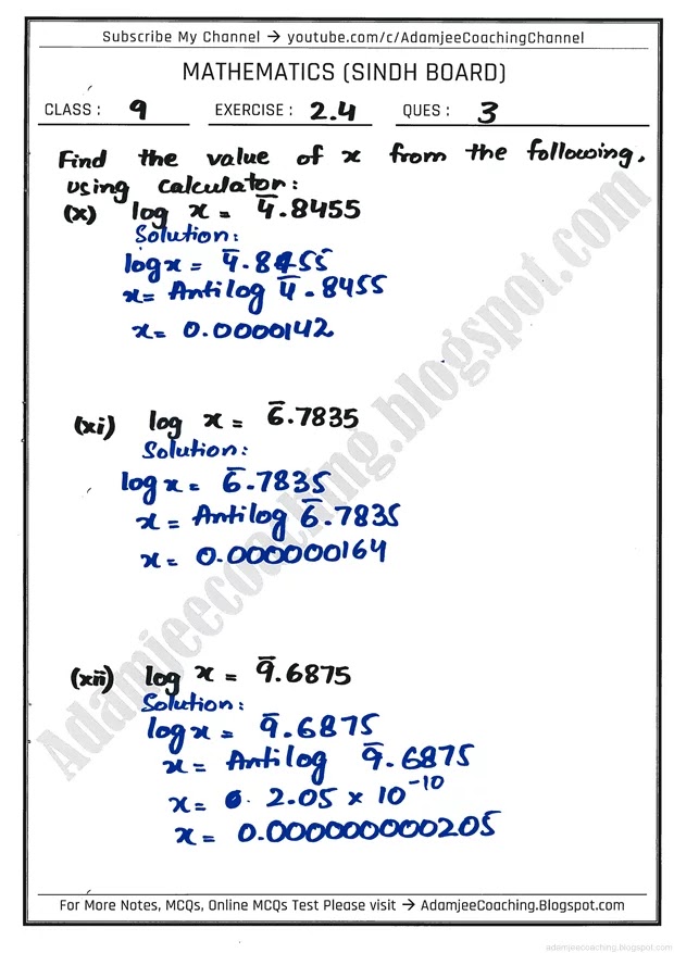 logarithms-exercise-2-4-mathematics-9th