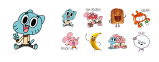 Gumball Facebook Stickers