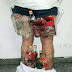 Weird : Man Tapes 14 Bottles Of Alcohol To His Body In An Attempt To Smuggle Them Into Saudi Arabia (Photos)

