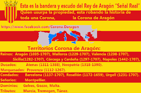 Bandera , escudo, rey, Aragón, Señal Real