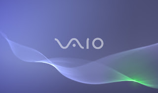 Blue VAIO Wallpaper 1024 x 600