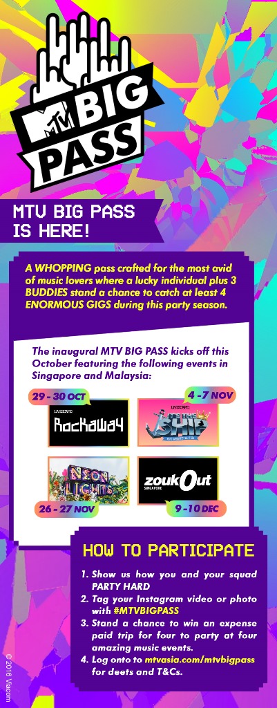 How To Win MTV BIG PASS 2016?