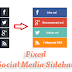 Fixed Social Media Widget For Blogger