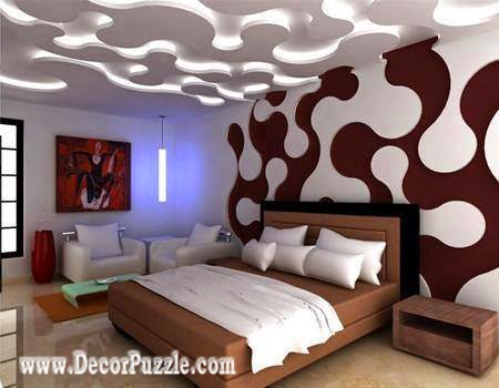Puzzle lights, modern led Ceiling lights for bedroom ceiling design 