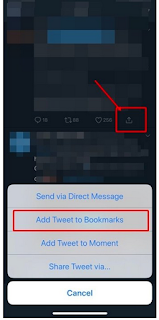 Cara Menggunakan Fitur Bookmark di Twitter / Menggunakan, Melihat, Menghapus  Bookmark, Begini Caranya