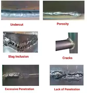 types of welding defects