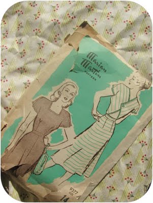 1940s vintage sewing pattern marion martin 9377