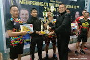 Polsek Kota Pertahankan Juara 1 Turnamen Badminton Piala Kapolres Dalam Rangka Hari Bhayangkara ke 77.