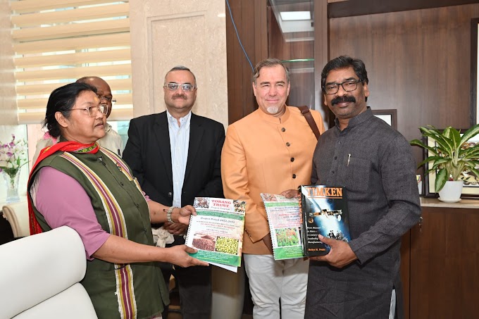 झारखंड के मुख्यमंत्री से Timken इंडिया लिमिटेड के अध्यक्ष ने मुलाकात की |