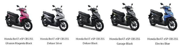 Harga Honda Beat Tipe eSP CBS ISS