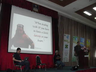  John Young talk at BarCamp Yangon