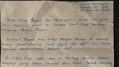 Imam Shamsi Ali Menjawab 'Surat Cinta'  dari Pengikut Yesus