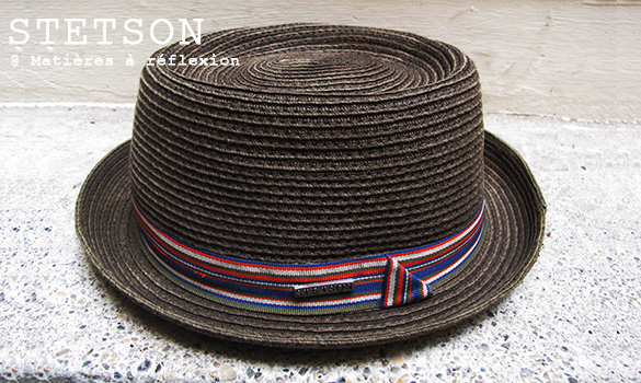 Chapeau paille jazzy Stetson Homme Moody brown